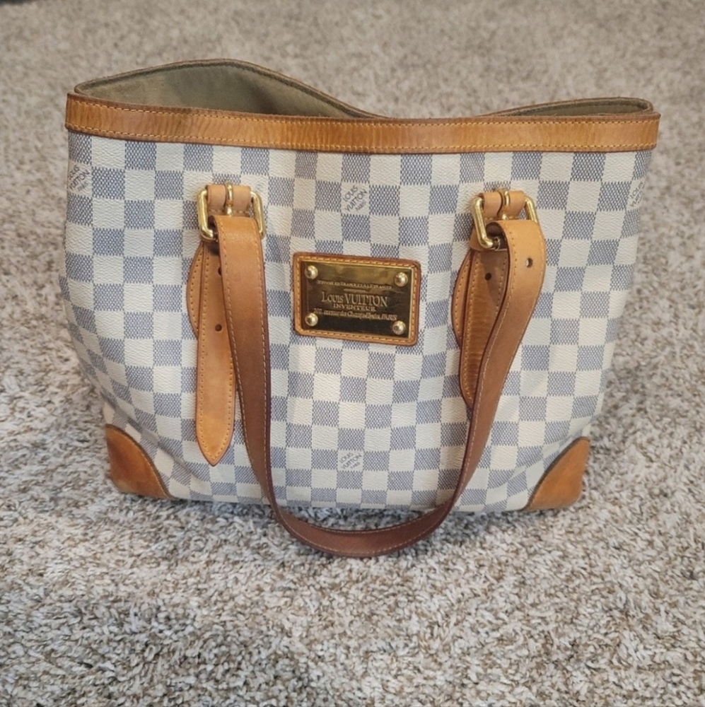 Louis Vuitton Hampstead Damier Azur*SOLD ON EBAY*